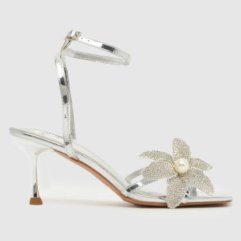 SIMMI Silver Eleanoora Bling Womens High Heels