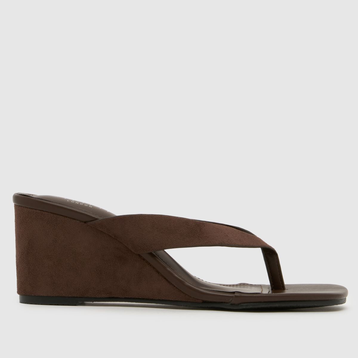 SIMMI Jules Wedge High Heels in Brown
