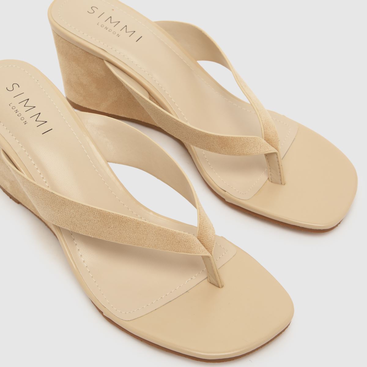 SIMMI Jules Wedge in Beige SIMMI Jules Wedge 4
