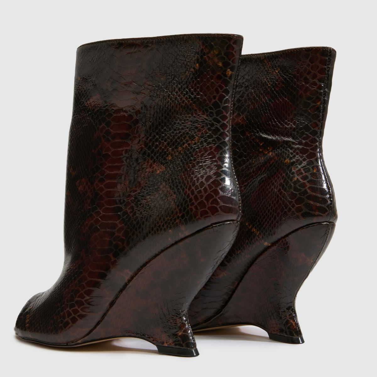 Steve Madden Rylix Peep-Toe Wedge in Brown Steve Madden Rylix Peep-Toe Wedge 7