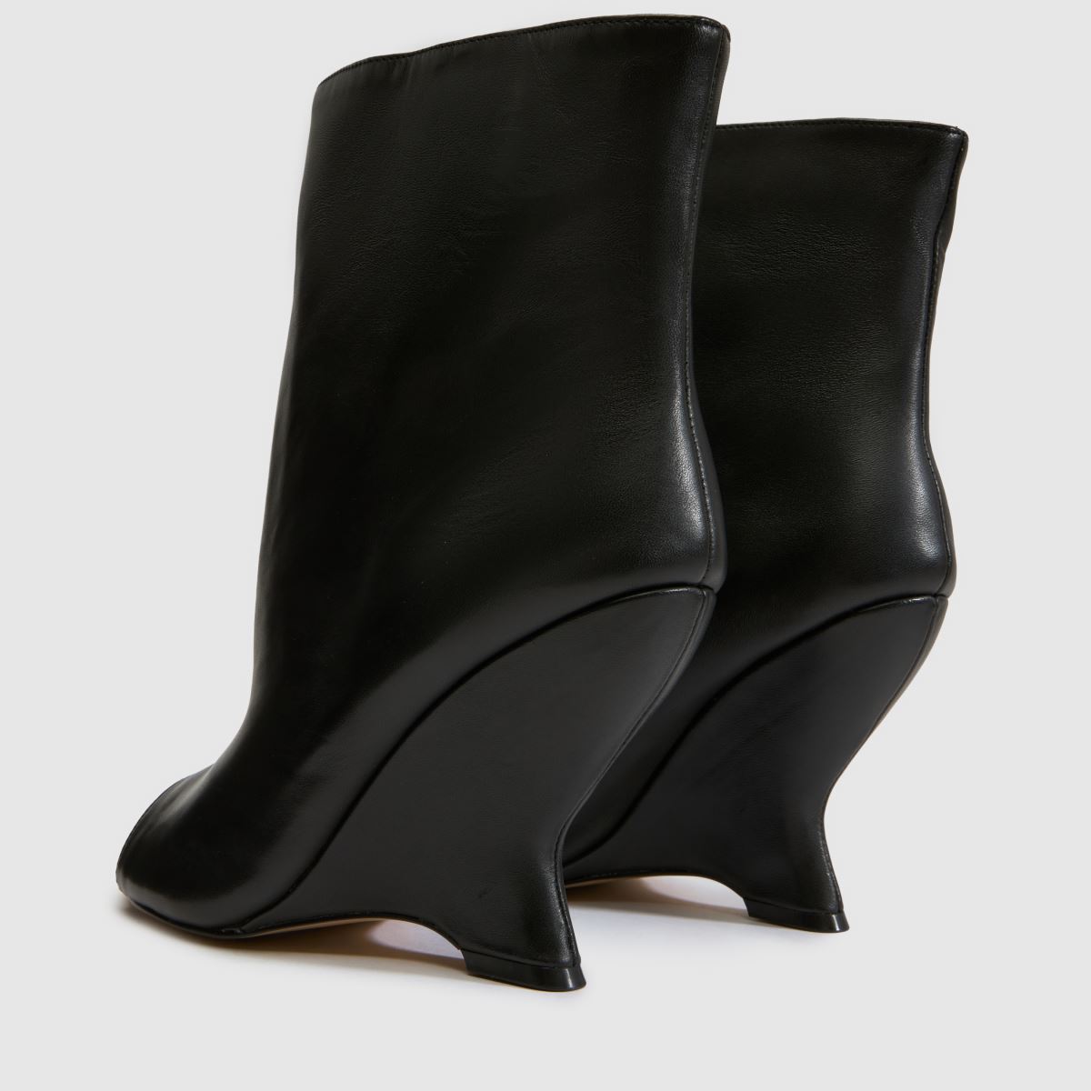 Steve Madden Rylix Peep-Toe Wedge in Black Steve Madden Rylix Peep-Toe Wedge 7