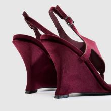 SIMMI Bouquet Wedge in Burgundy SIMMI Bouquet Wedge,4 of 4