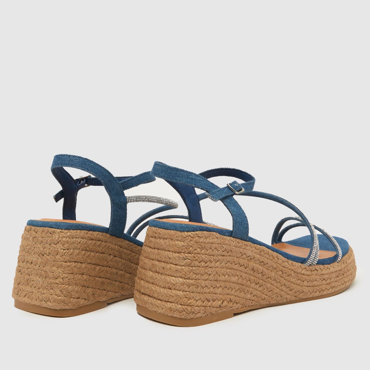 SIMMI Juni Bling Flatform Wedge in Navy SIMMI Juni Bling Flatform Wedge 4