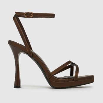 SIMMI Dark Brown Soroya Womens Low Heels