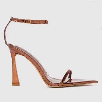 SIMMI Bronze Pear Pointed Womens Low Heels