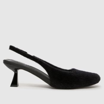 SIMMI Black Dorothy Kitten Womens Low Heels