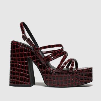 schuh burgundy blase high heels schuh burgundy blase high heels