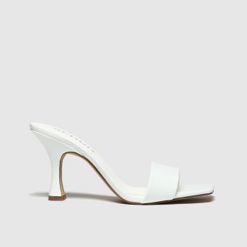schuh white ecstatic high heels schuh white ecstatic high heels