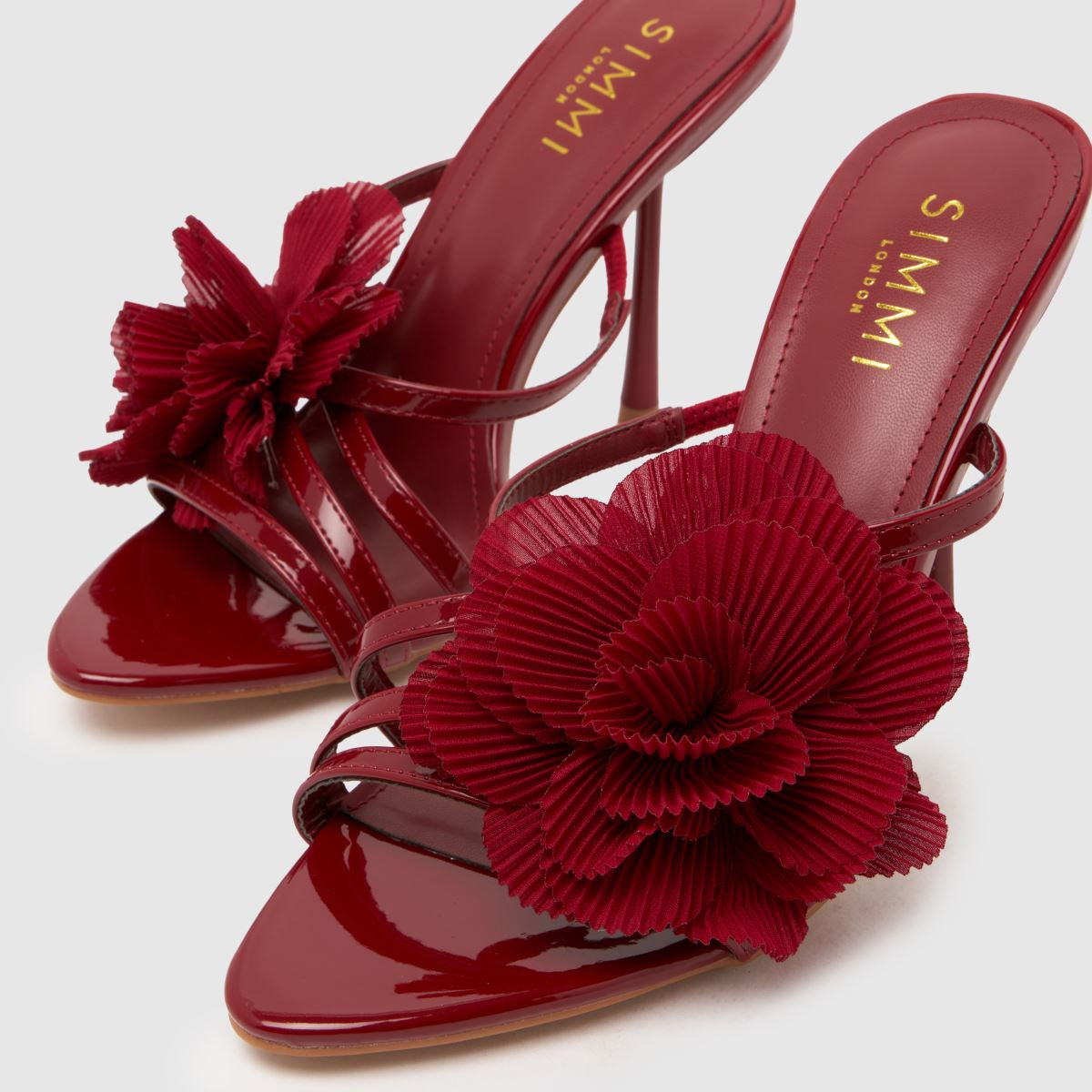SIMMI Millie Flower in Burgundy SIMMI Millie Flower 4