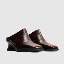 CAMPER Louise Wedge Mule in Brown CAMPER Louise Wedge Mule,2 of 4