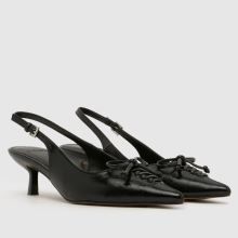 schuh Story Bow Court Heel in Black schuh Story Bow Court Heel,2 of 4