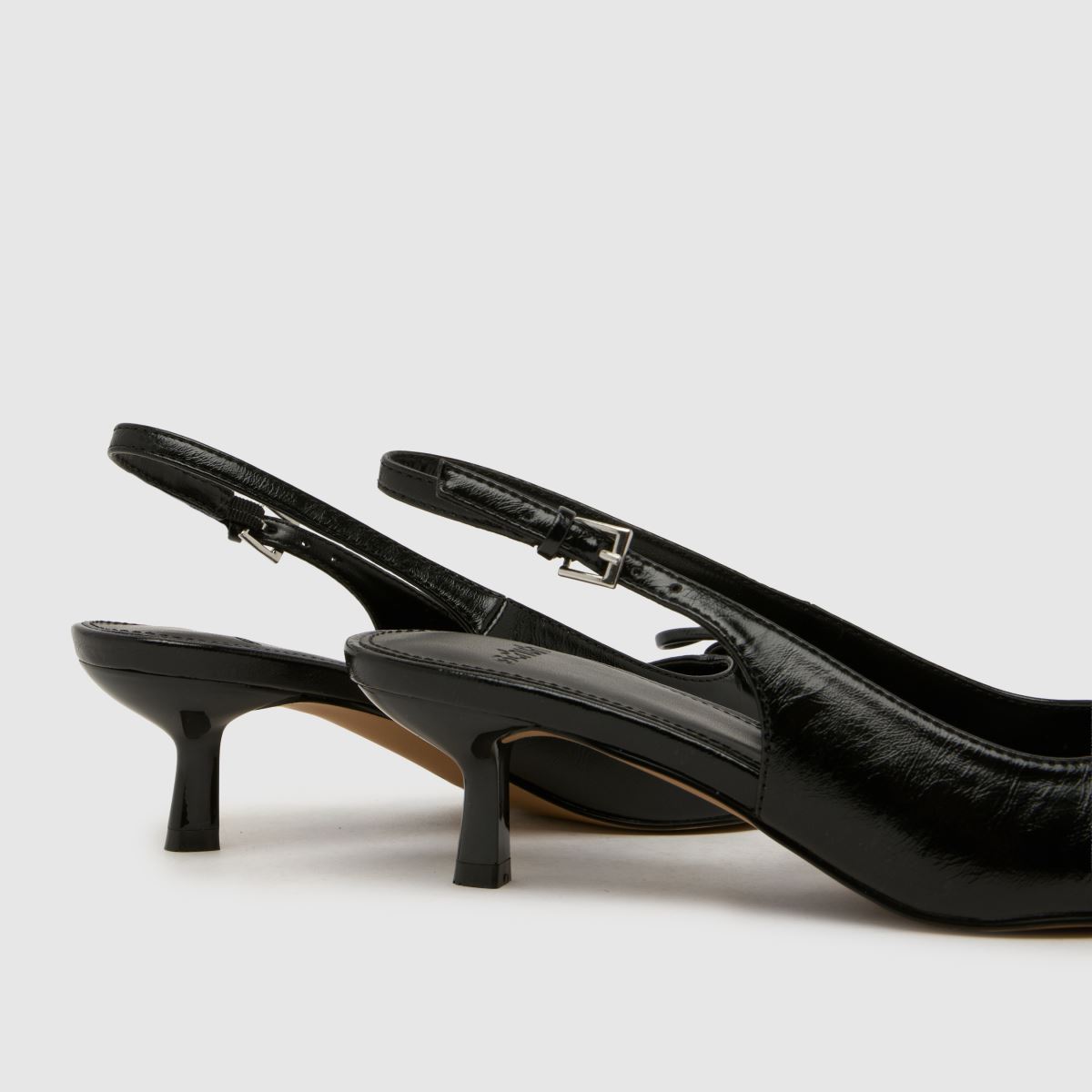 schuh Story Bow Court Heel in Black schuh Story Bow Court Heel 7