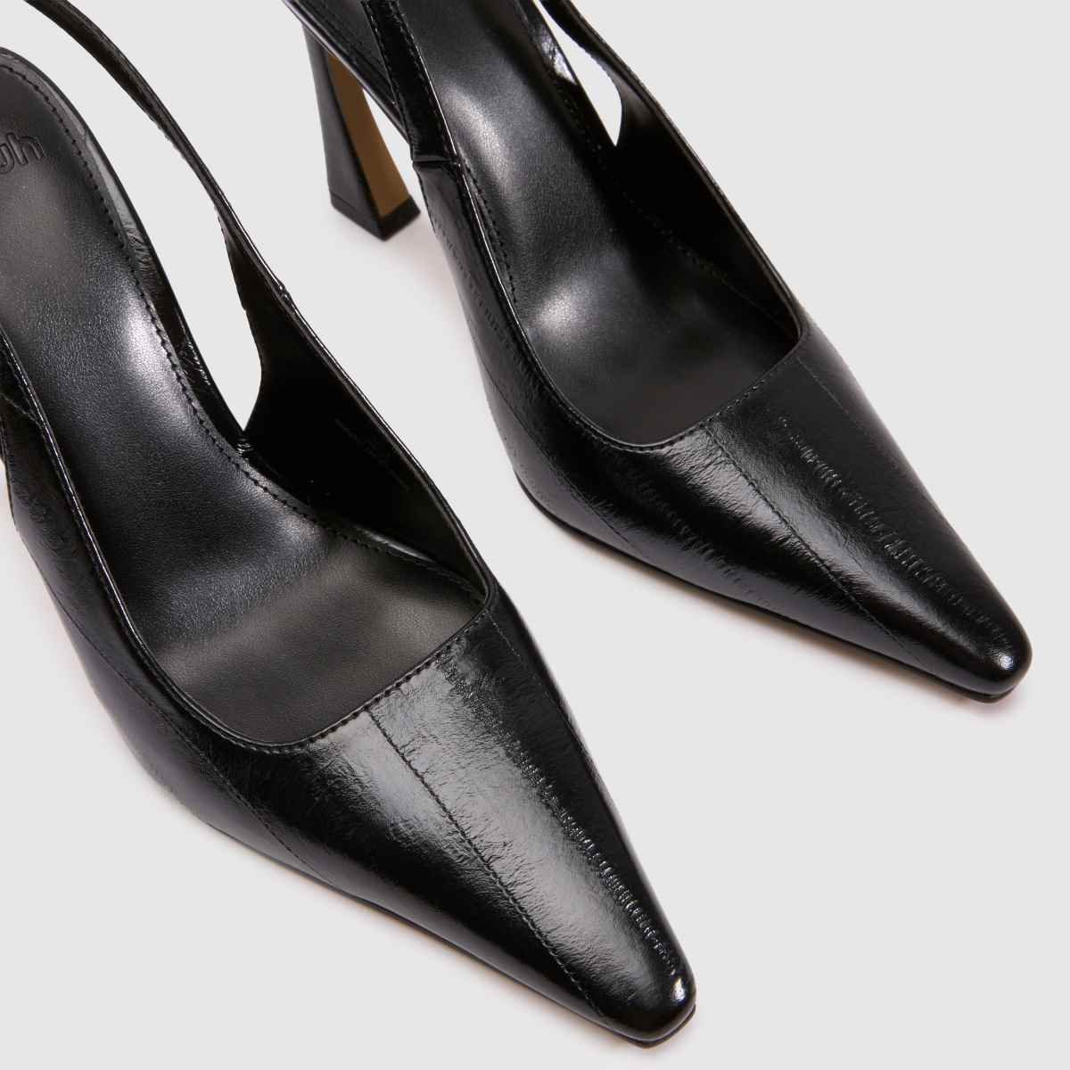 schuh September Court Heel in Black schuh September Court Heel 4