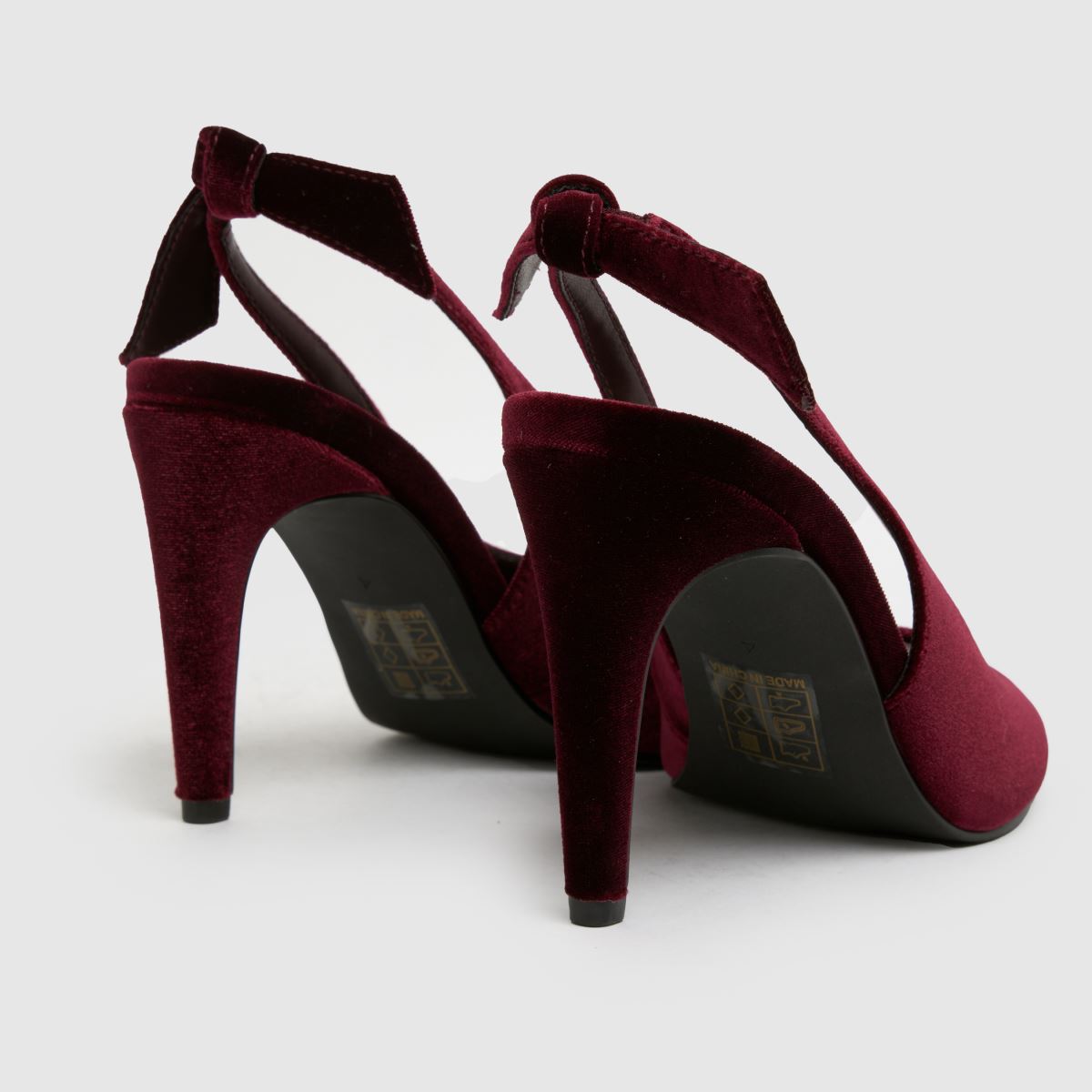 schuh Scottie Peep Toe in Red schuh Scottie Peep Toe 7