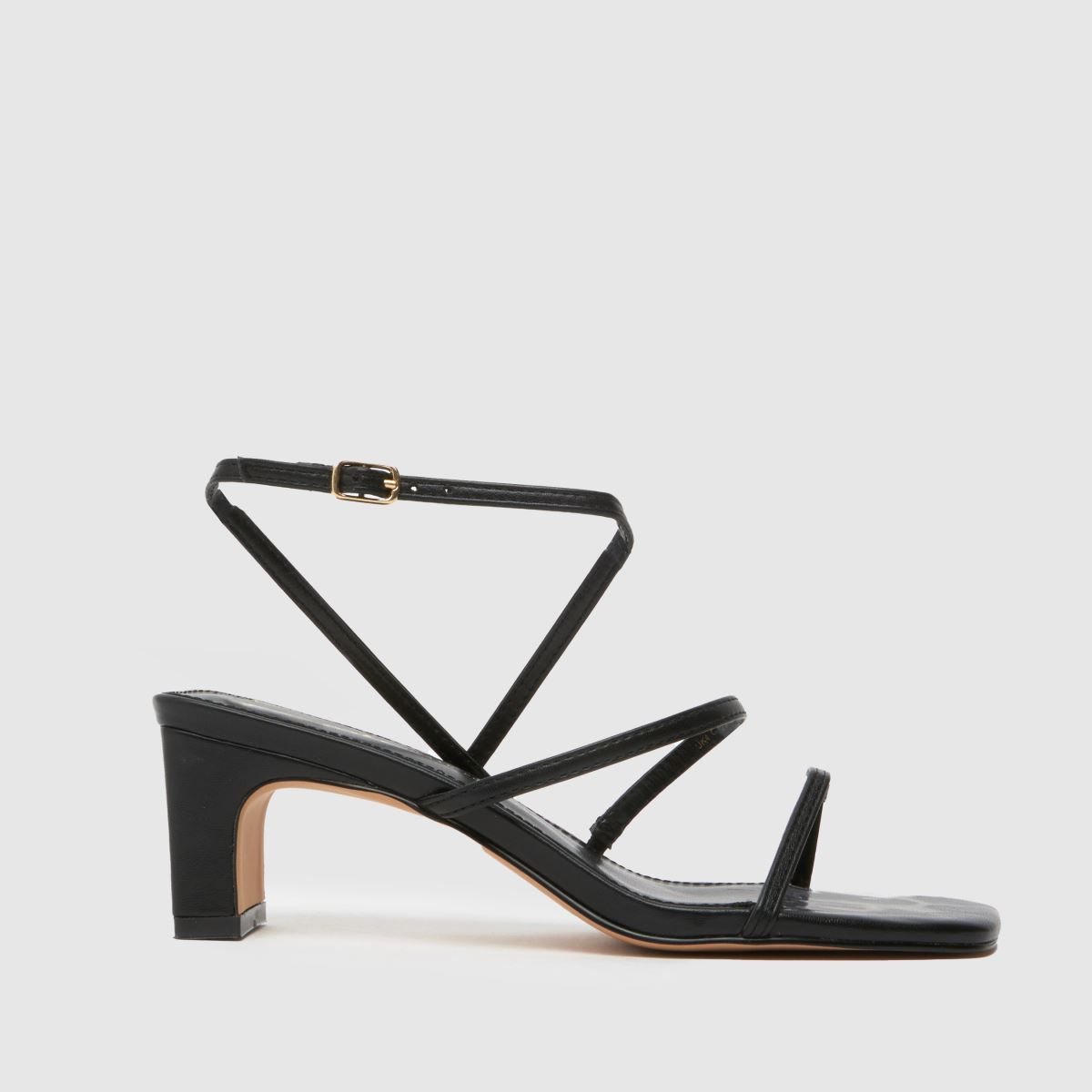 Click to view product details and reviews for Schuh Sonnet Strappy High Heels In Black.