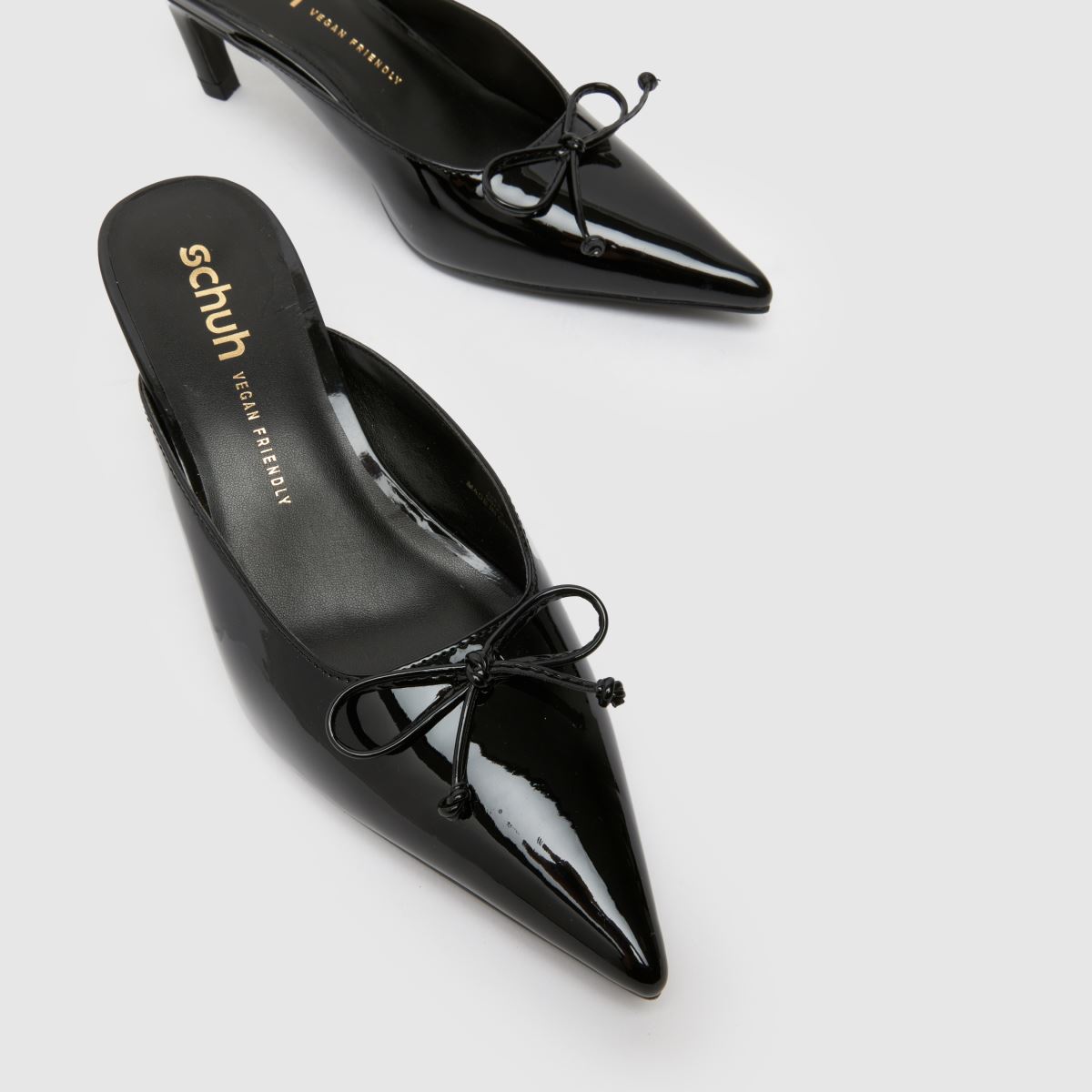 schuh Salma Point Mule Court in Black schuh Salma Point Mule Court 4