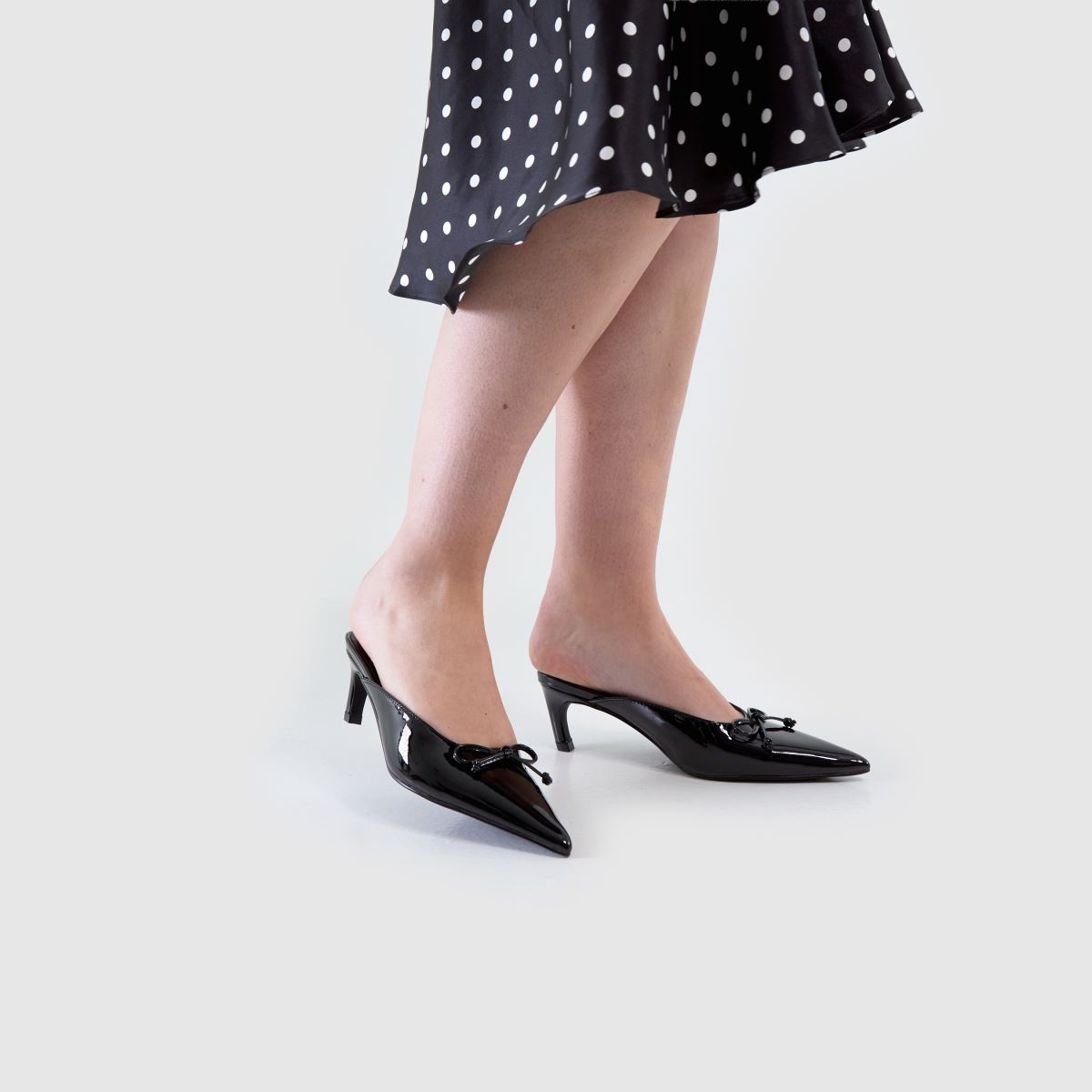 schuh Salma Point Mule Court in Black schuh Salma Point Mule Court 8