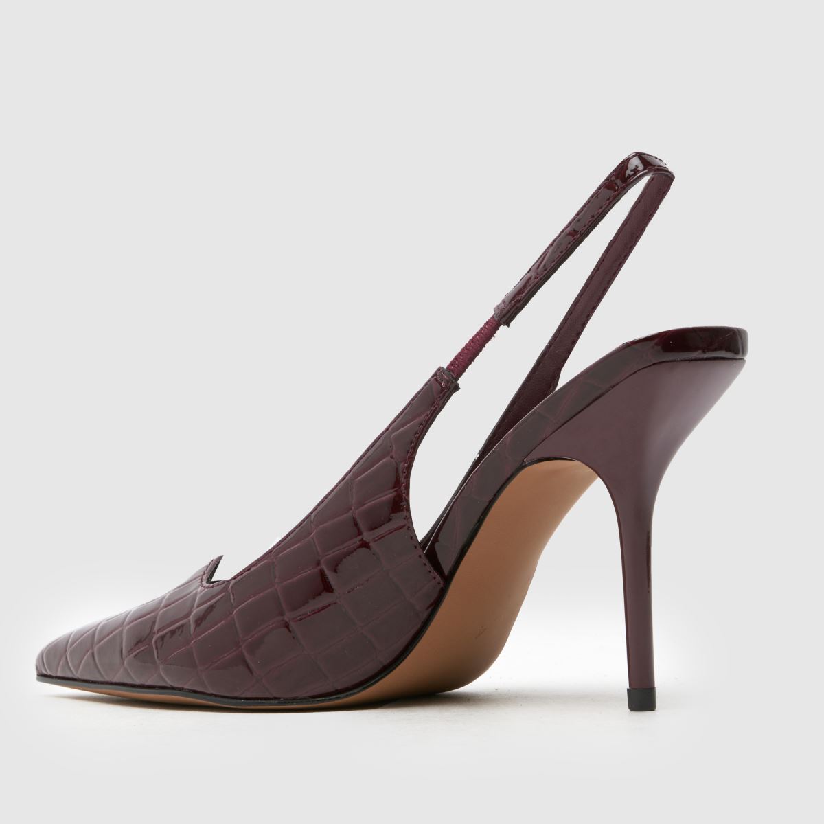 schuh Sade Slingback Court in Burgundy schuh Sade Slingback Court 4
