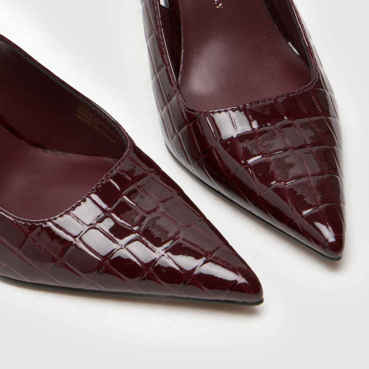 schuh Sade Slingback Court in Burgundy schuh Sade Slingback Court 7