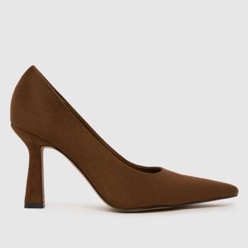 schuh Brown Sinclair Court Womens High Heels