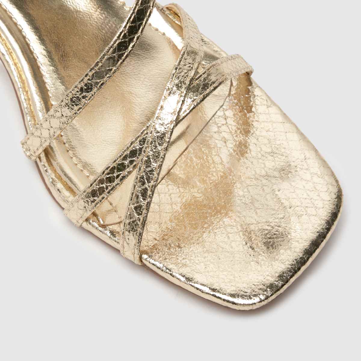 schuh Sander Strappy Block in Gold schuh Sander Strappy Block 7