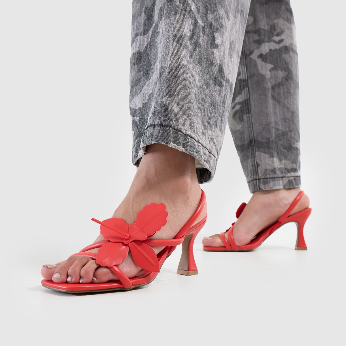 schuh Siya Flower in Red