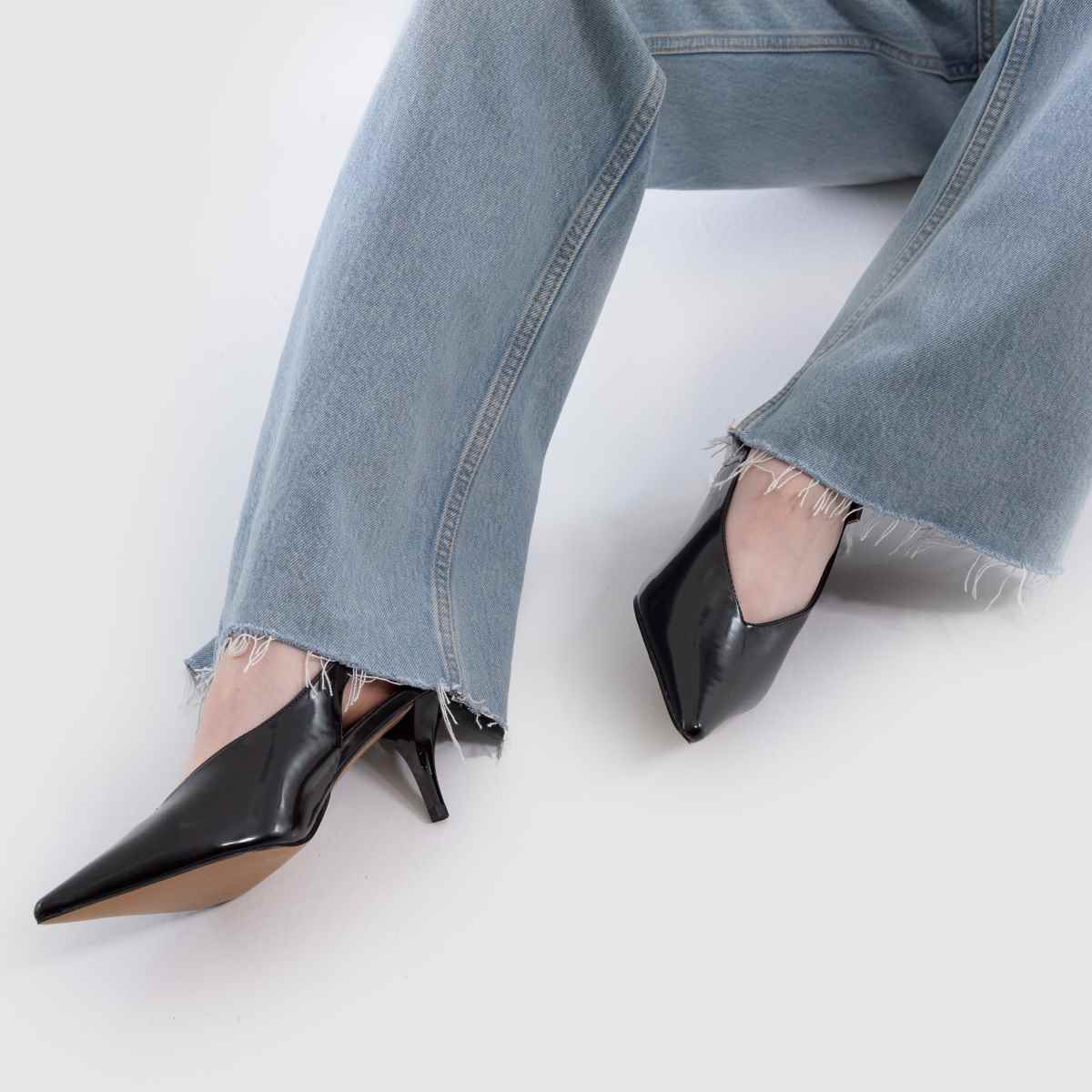 schuh Sage Buckle Slingback Court in Black schuh Sage Buckle Slingback Court 8