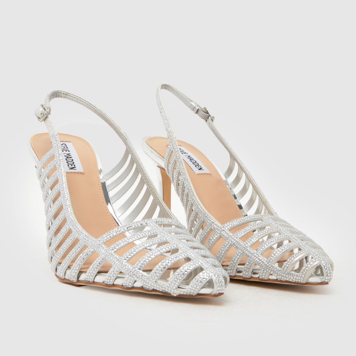 Steve Madden Carleigh Caged in Silver Steve Madden Carleigh Caged 3