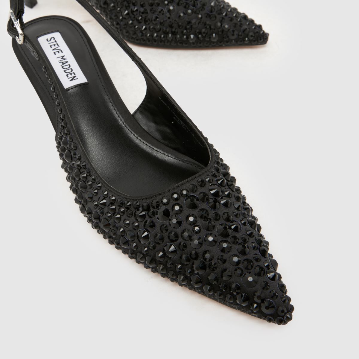 Steve Madden Korra Bling Slingback in Black Steve Madden Korra Bling Slingback 4