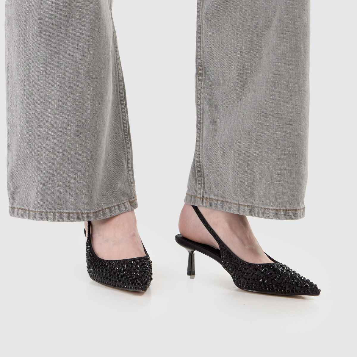 Steve Madden Korra Bling Slingback in Black Steve Madden Korra Bling Slingback 8