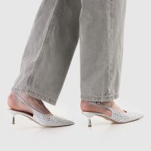 Steve Madden Korra Bling Slingback in Silver Steve Madden Korra Bling Slingback,2 of 4