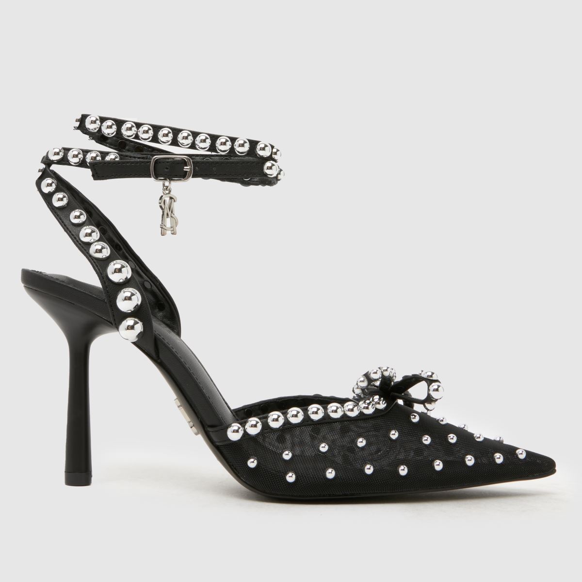 Steve Madden Val Jewel Pointed High Heels in Black