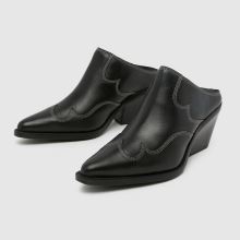 schuh Saylor Leather Western Mule,3 of 4
