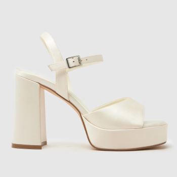 schuh White Sabina Platform Womens High Heels
