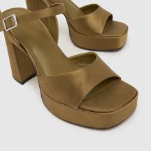 schuh Sabina Platform in Khaki schuh Sabina Platform,3 of 4