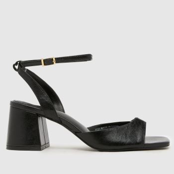 schuh Black South Block Womens High Heels