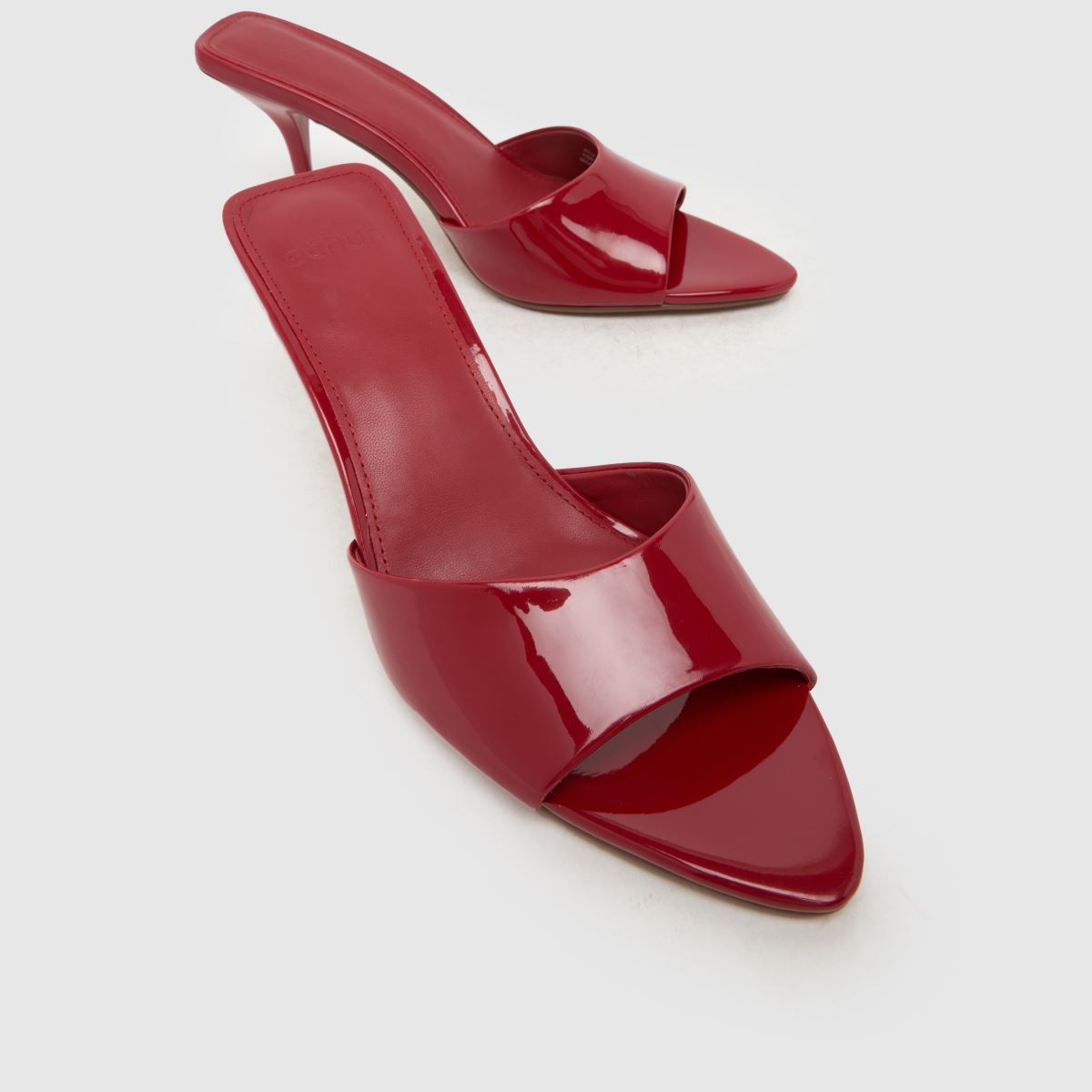 schuh Sweet Point Mule in Burgundy schuh Sweet Point Mule 4