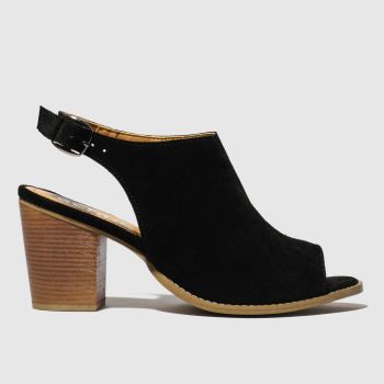 schuh black hey day sandals schuh black hey day sandals