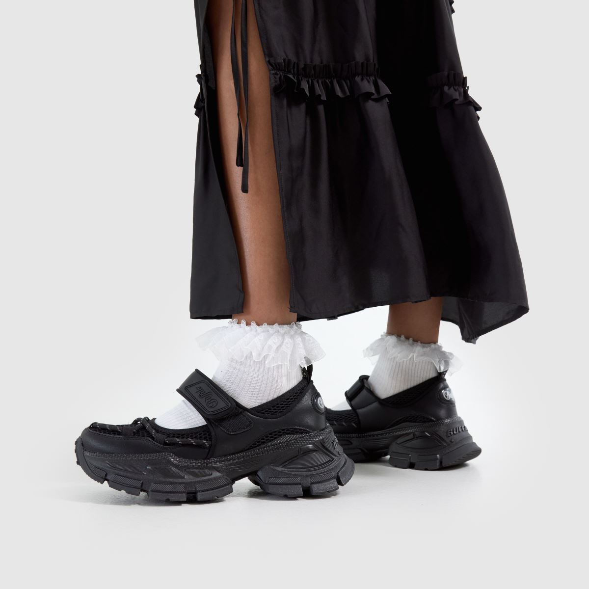 Buffalo London◆SATURN - バレエパンプス スニーカー Buy Buffalo Saturn Ballerina in nero in the BUFFALO® Shop