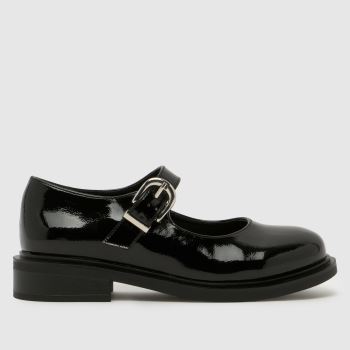 schuh Black Lucan Mary Jane Womens Flats