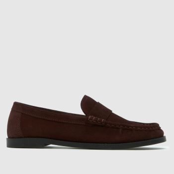schuh Burgundy Libbie Loafer Womens Flats