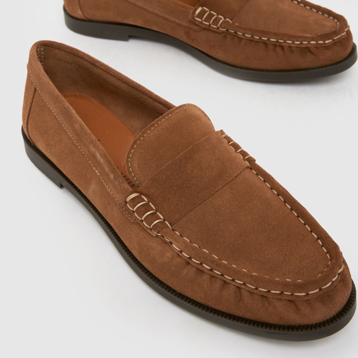 schuh Libbie Leather Loafer in Tan schuh Libbie Leather Loafer 4