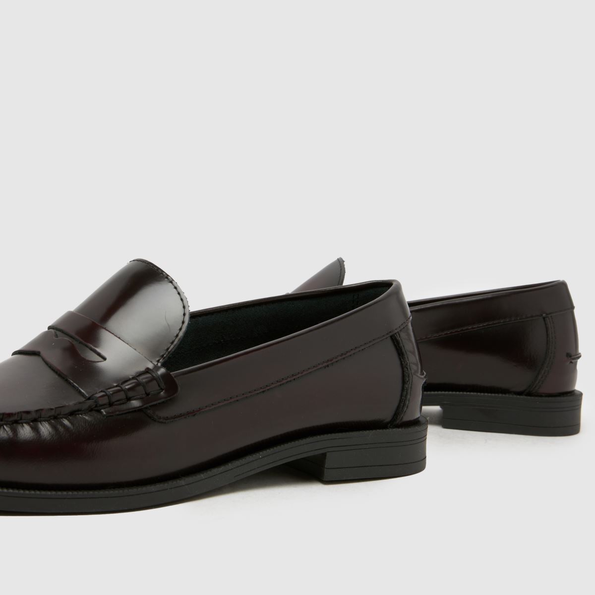 schuh Liverpool Penny Leather Loafer in Burgundy schuh Liverpool Penny Leather Loafer 7