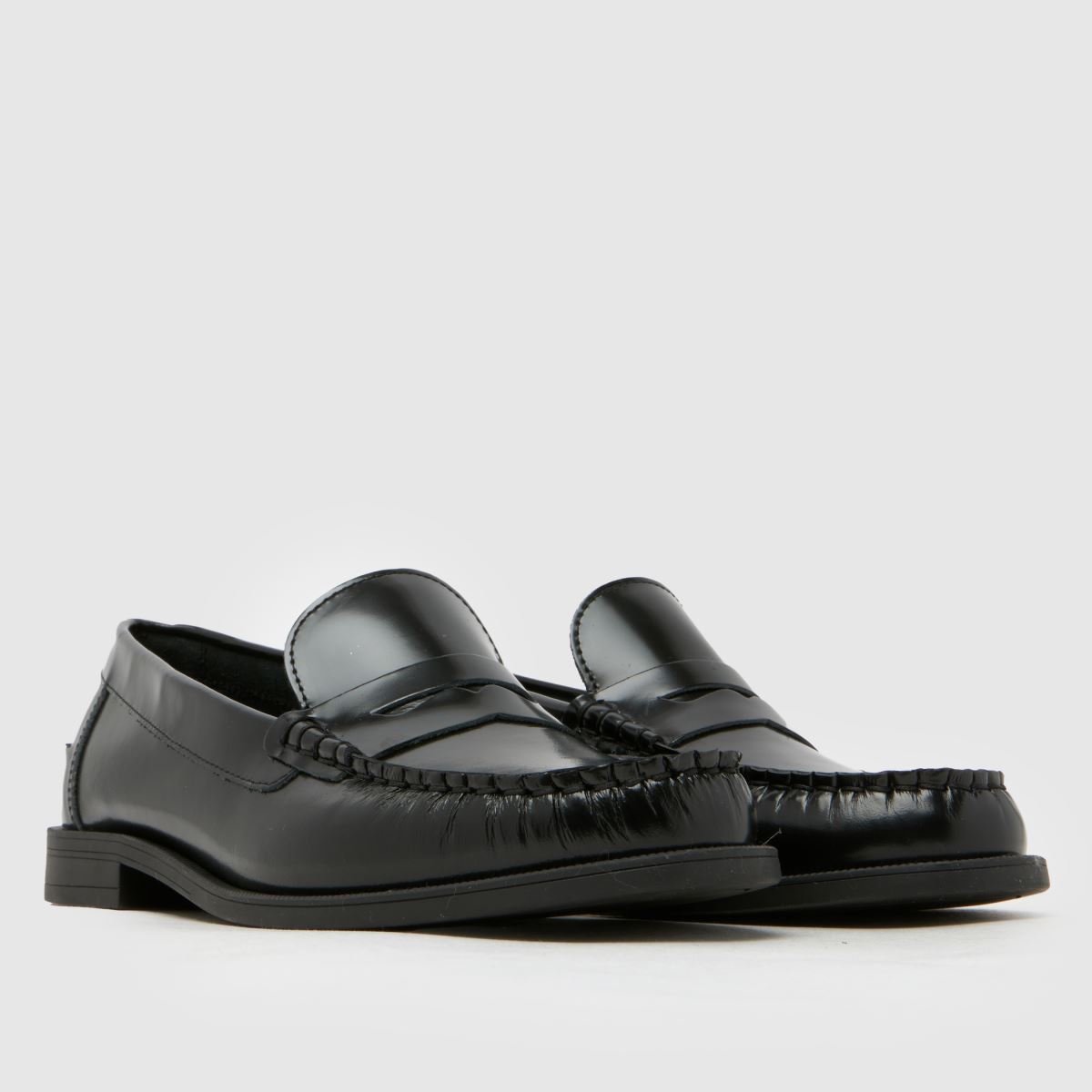 schuh Liverpool Penny Leather Loafer in Black schuh Liverpool Penny Leather Loafer 3