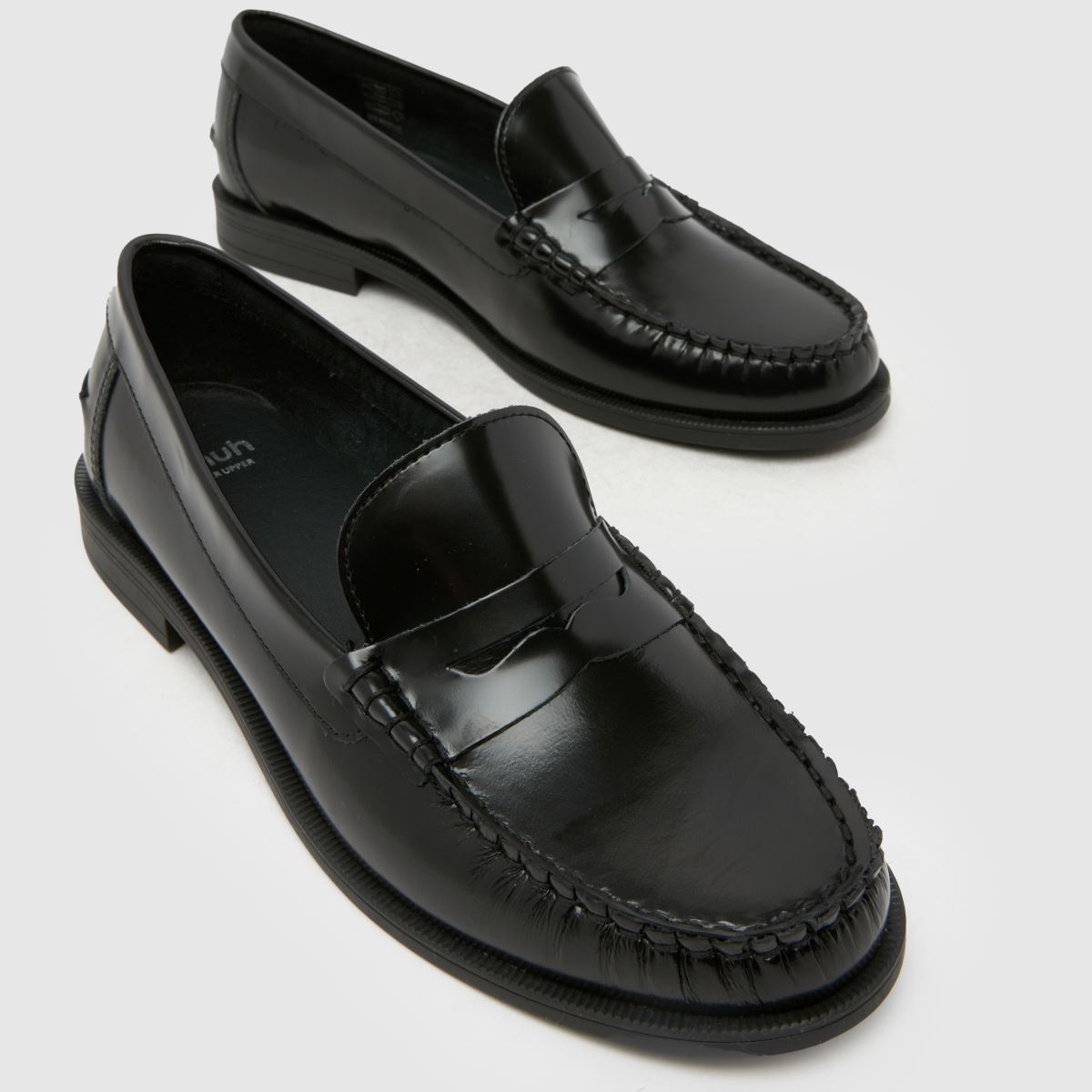 schuh Liverpool Penny Leather Loafer in Black schuh Liverpool Penny Leather Loafer 4