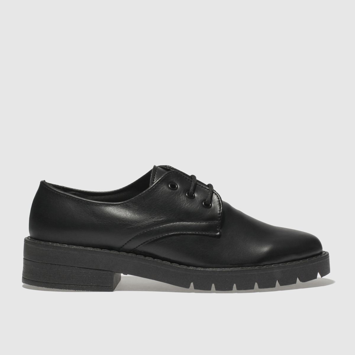 Womens Black schuh Confident Flat Shoes | schuh