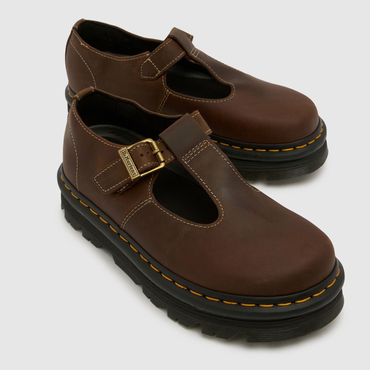 Dr Martens Zebzag Mary Jane in Dark Brown Dr Martens Zebzag Mary Jane 4