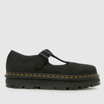 Dr Martens Black Zebzag Mary Jane Womens Flats