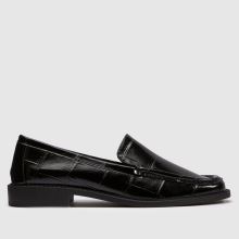 schuh Lipstick Croc Loafer in Black schuh Lipstick Croc Loafer,1 of 4