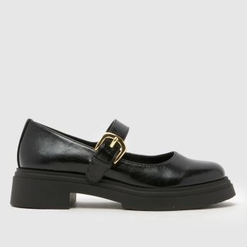 schuh Black Luxury Mary Jane Womens Flats
